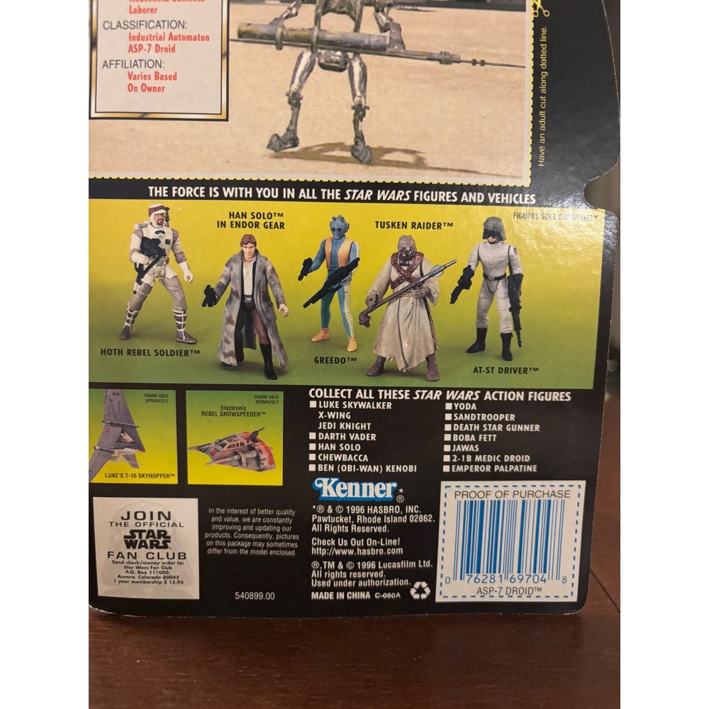 Star Wars Power of the Force ASP-7‎ Droid Figure 1996 POTF Collection 2 New - Picture 6 of 13
